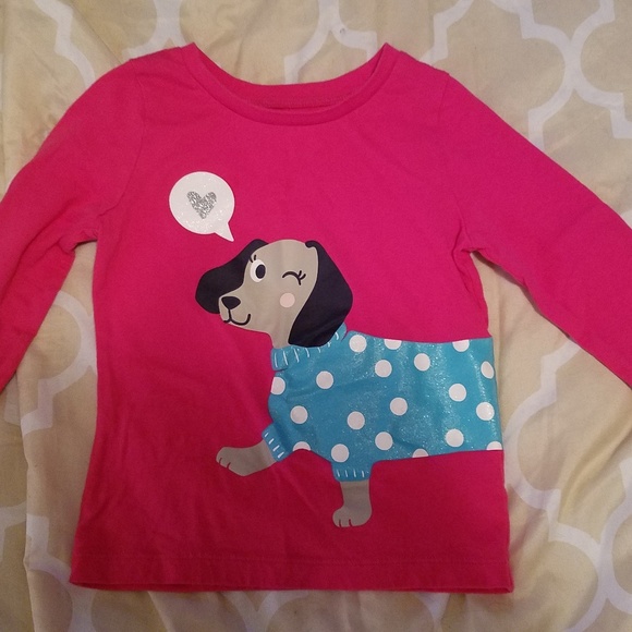 Carter's Other - BOGO Carter's 4T Dachshund dog long sleeved shirt